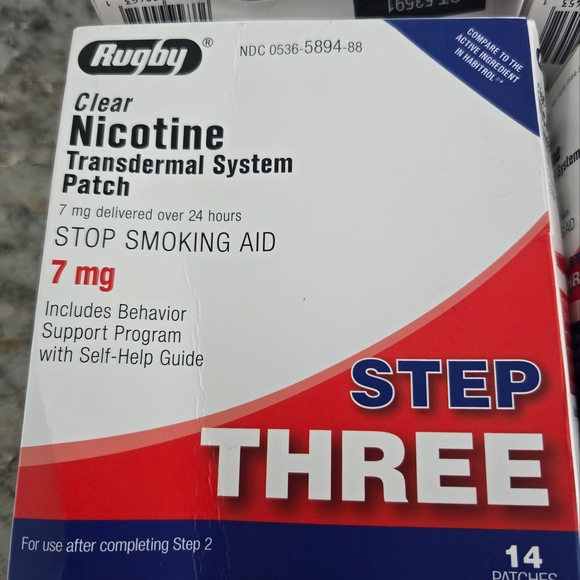 Rugby Nicotine Transdermal System Patch - Step Three.. - Picture 2 of 4